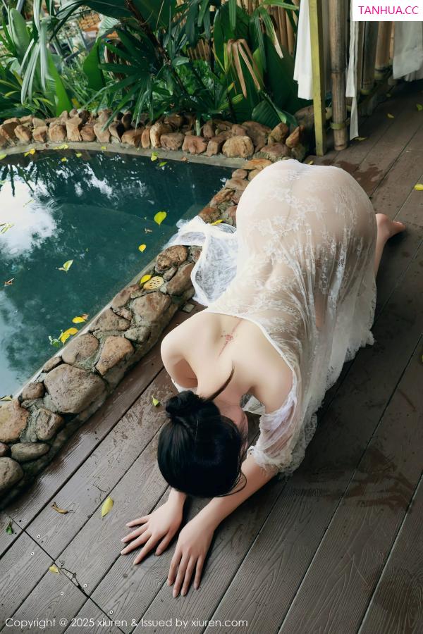   [XiuRen]高清写真图 2025.07.11 No.10538 南乔 绿色旗袍第59张图片